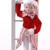 3/12-50Cm Elf Boy On A Ladder 3/12-50Cm Elf Boy On A Ladder