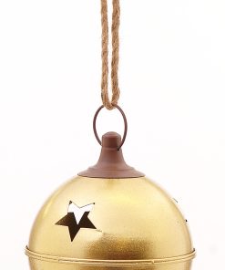 Metal Gold Xmas Decoratve Bell