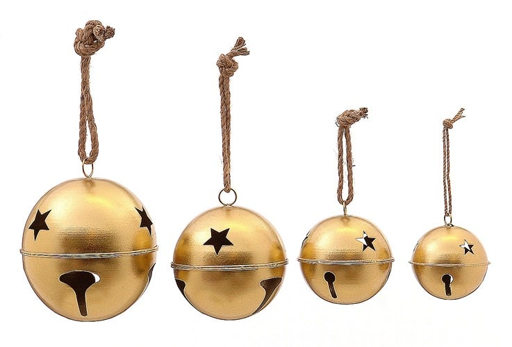 Metal Gold Decorative Bell Rop Metal Gold Decorative Bell Rop