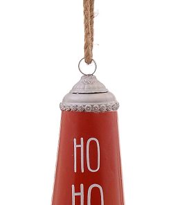 Metal Red Bell Ho Ho Ho
