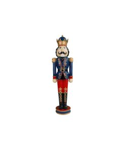Nutcracker King B/R Poly 100Cm