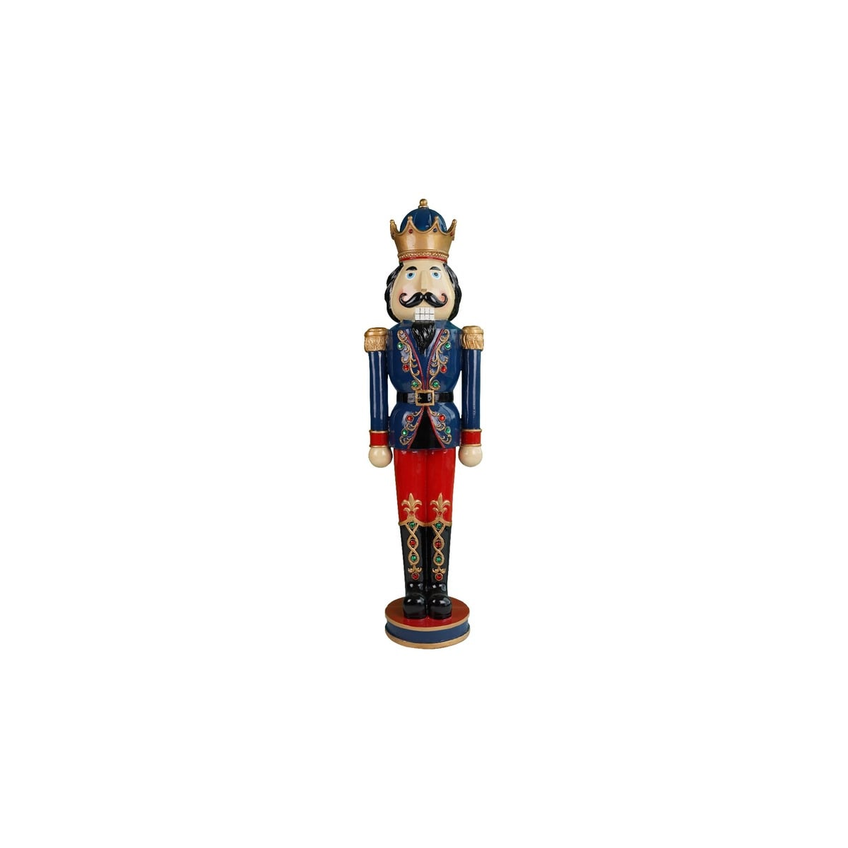 Nutcracker King B/R Poly 100Cm Nutcracker King B/R Poly 100Cm