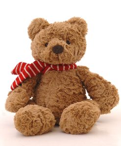 Brown Fur Bear W/Scarf