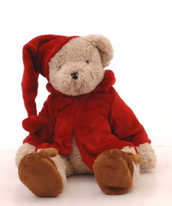 Bear Red Robe & Brown Slippers