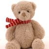 Cream Fur Bear W/Scarf Cream Fur Bear W/Scarf