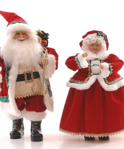 Red & Gold Mr & Mrs Santa S2