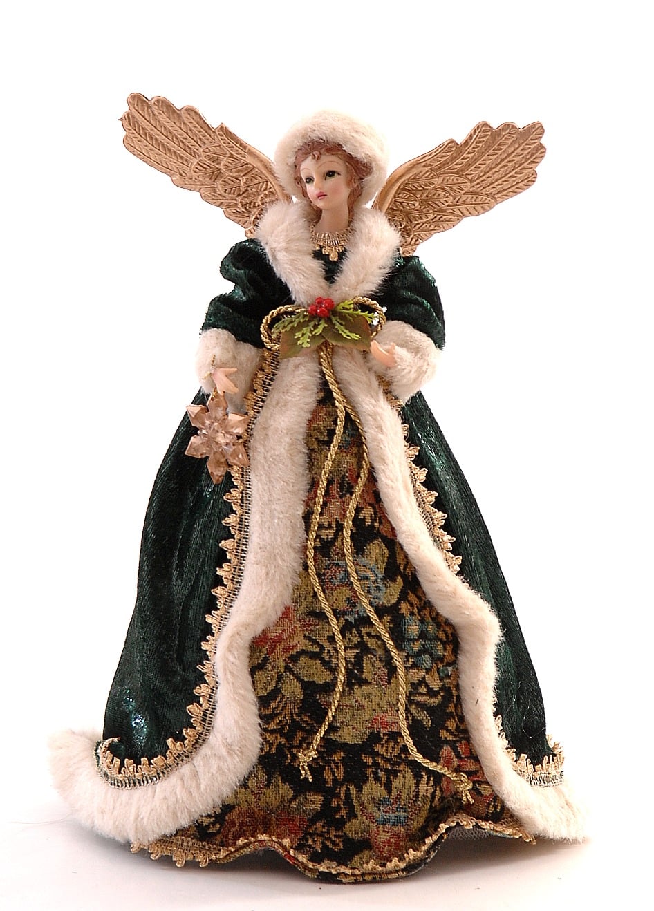Gold & Green Angel Tree Top Gold & Green Angel Tree Top