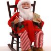R/W/B Sitting Santa Claus