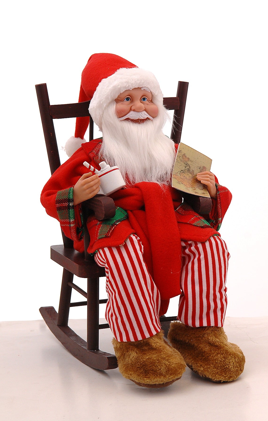 R/W/B Sitting Santa Claus R/W/B Sitting Santa Claus
