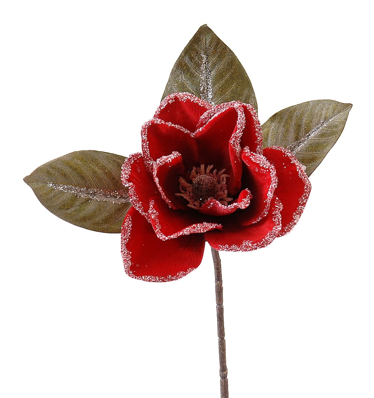 Red Iced Magnolia Pick Red Iced Magnolia Pick