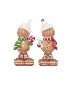 Gingerbread Boy & Girl 2 Ass