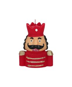 Candle Nutcracker Red