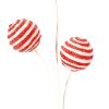 Red/White Branch W/Balls