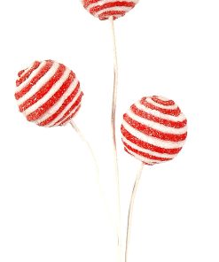 Red/White Branch W/Balls