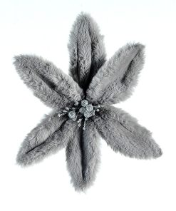Grey Flower Decoration