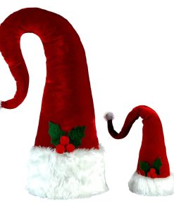 Red Velvet Santa Tree Top Hat