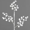 White Branch W/Glitter Balls