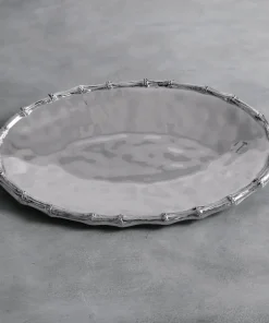 Garden Bamboo Large Oval Tray