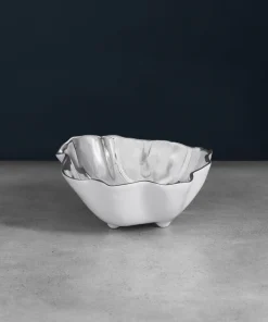 Thanni Onyx Small Bowl White & Silver