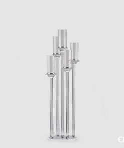 Crystal Candle Holder X5 H101 D30.5