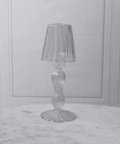 Glass Cambridge Aurora Lamp  With Cover Set Of 2