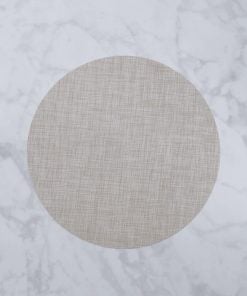 Vida Round Woven Placemat Set Of 4 Natural