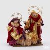 Nativity Baroque Fabric Straw Nativity Baroque Fabric Straw