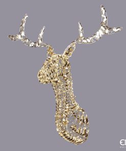 Reindeer Head With Ribbon