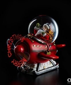 Water Sphere Airplane Santa