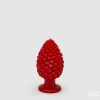 Cone Candle W/Base H15 D8