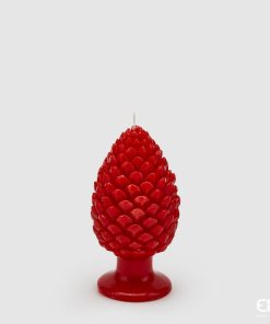 Cone Candle W/Base H15 D8