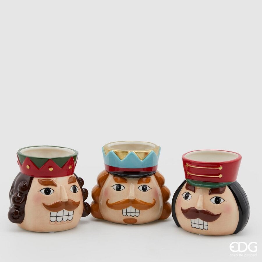 Soldier Head Vase(3Ass)H12D13 Soldier Head Vase(3Ass)H12D13