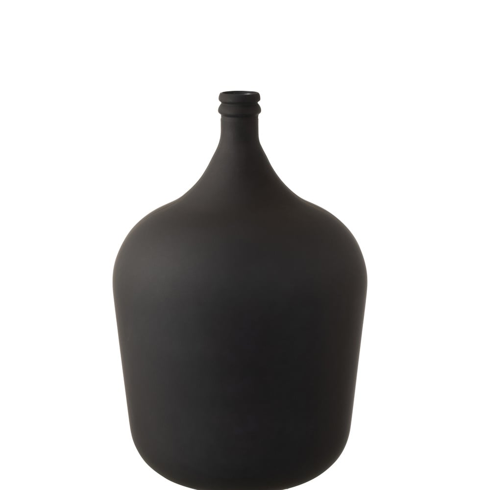 Vase Carafe Glass Matte Black Vase Carafe Glass Matte Black