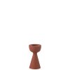 Candle Holder Cone Alu Rust S
