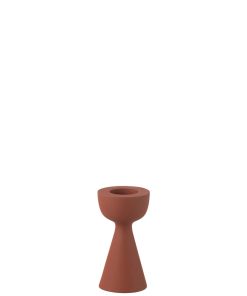 Candle Holder Cone Alu Rust S