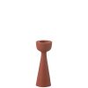 Candle Holder Cone Alu Rust L