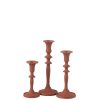 S/3 Candle Hold Classi Alu Rus