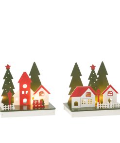 Deco Winter Led Hous Wo M Ass2