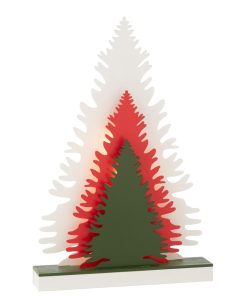 Deco Winter Led Trees Wood Mix