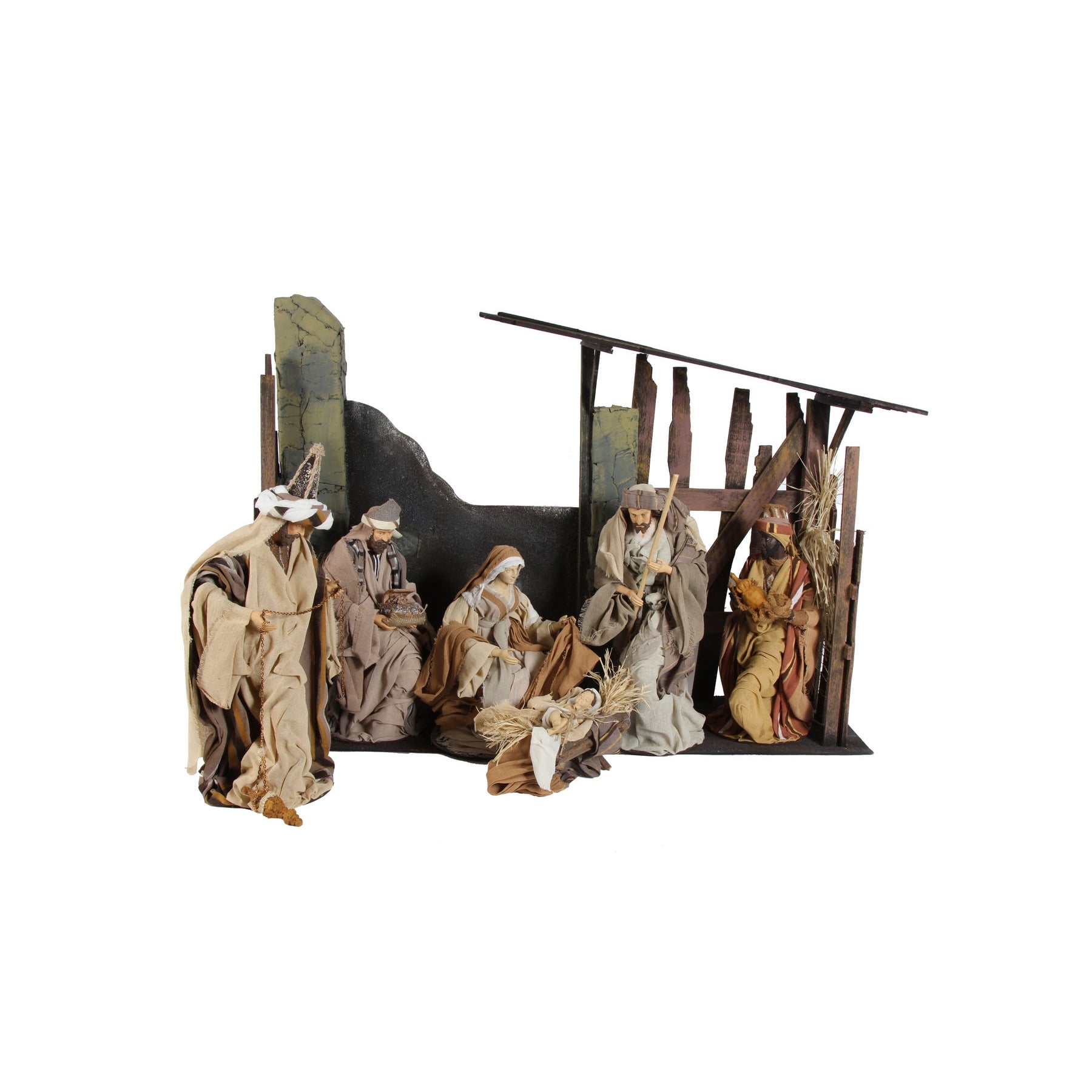 Nativity Set X 6-45Cm W Stable Nativity Set X 6-45Cm W Stable