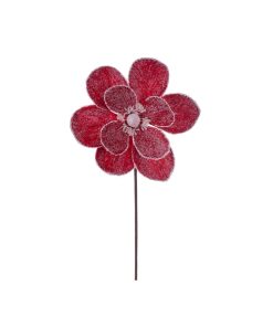 23 Red Magnolia Stem