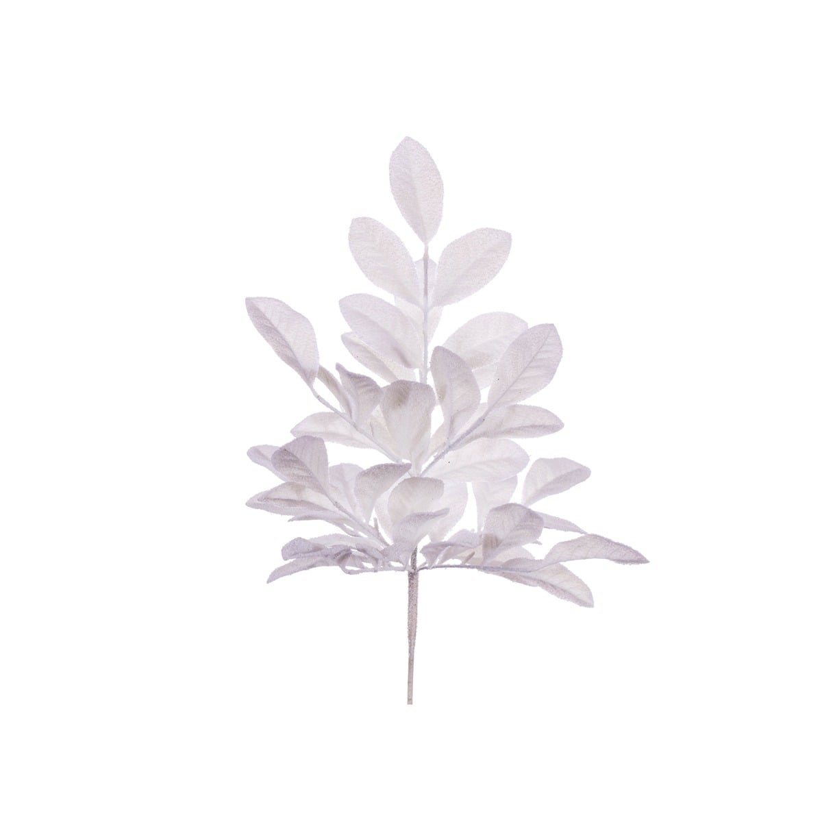 25 White Apple Leaf Glitter Bu 25 White Apple Leaf Glitter Bu