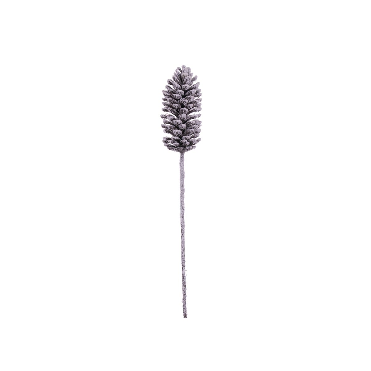 30" Glitter Snow Pinecone Stem 30" Glitter Snow Pinecone Stem
