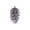 5" Snowy Glitter Pinecone Ornam