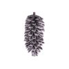 7" Snowy Glitter Pinecone Ornam 7" Snowy Glitter Pinecone Ornam