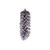 9" Snowy Glitter Pinecone Ornam 9" Snowy Glitter Pinecone Ornam