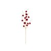 33" Red Metal Jingle Bell Spray