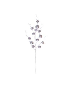 33" Silver Metal Jingle Bell Sp