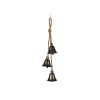 3.5" Matte Mocha Bells X3 Ornam 3.5" Matte Mocha Bells X3 Ornam