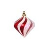 6" Red-White Candy Glitter Swir